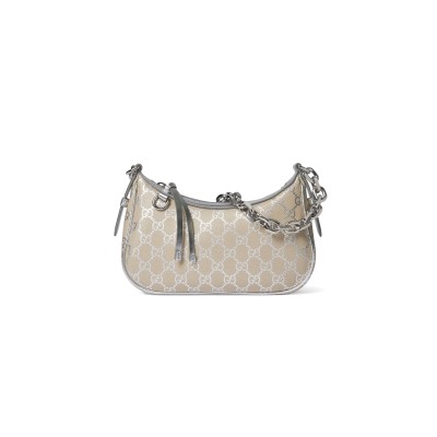GUCCI GG EMBLEM SMALL SHOULDER BAG 847447 (24*16.5*5.5cm)